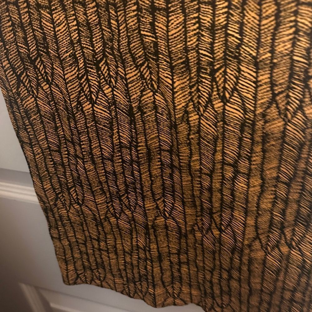 Niki Biki Orange and Black Patterned Tank Top - Picture 4 of 6